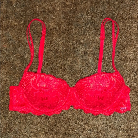 PINK Victoria's Secret Other - NWOT PINK VS Red Lace Date Push Up